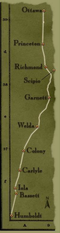 Prairie Spirit Trail Map